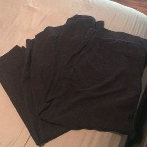 2 pair black full length torrid leggings sz4